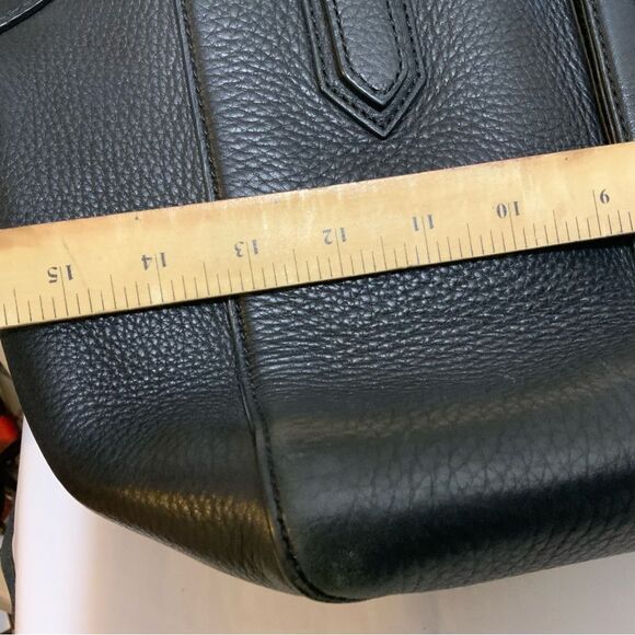 J. Crew Pebbled Leather Tartine Satchel black Trapeze - Picture 15 of 15